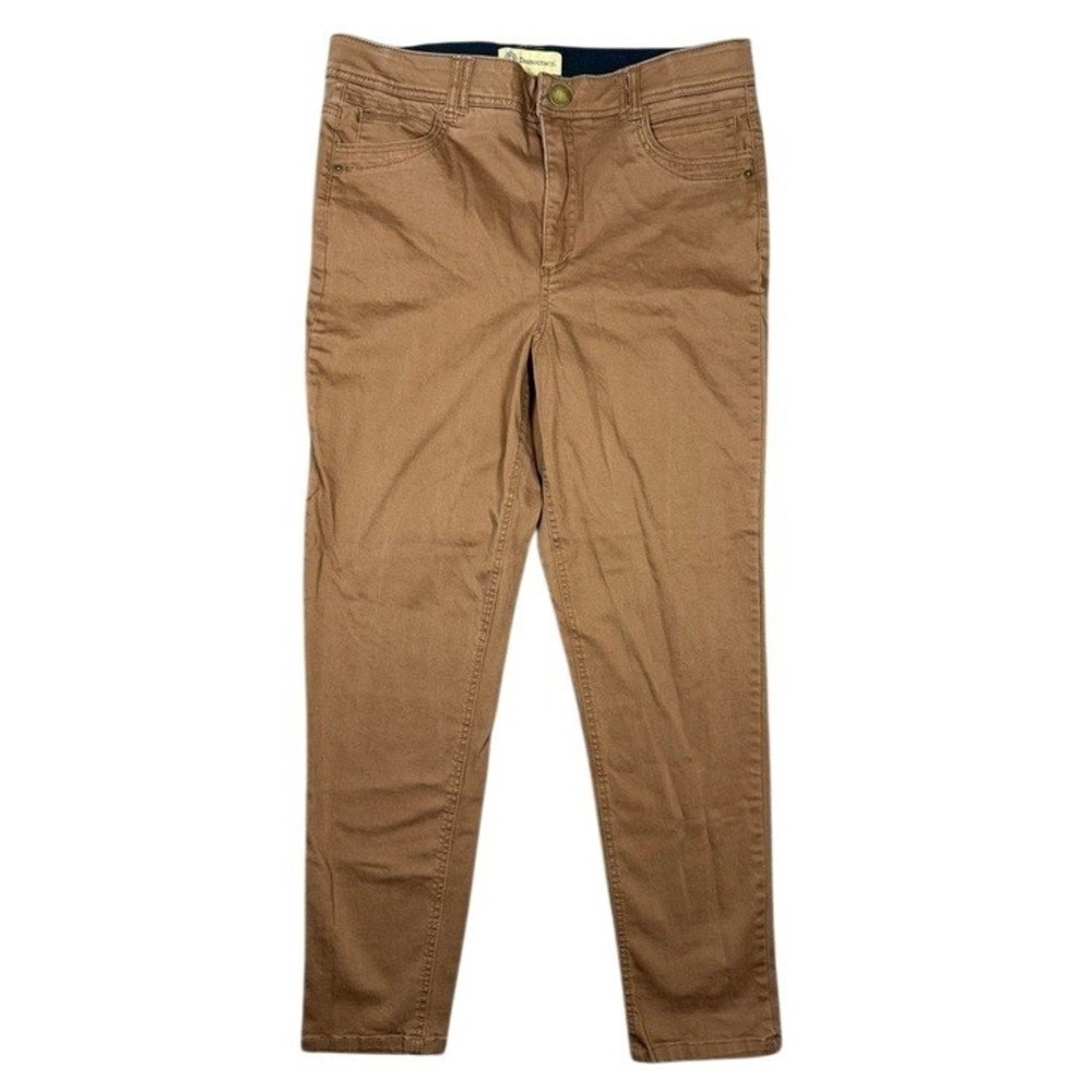 Democracy Ab Solution Skinny Pants Tobacco Brown Size 14 B2279E8X2XX